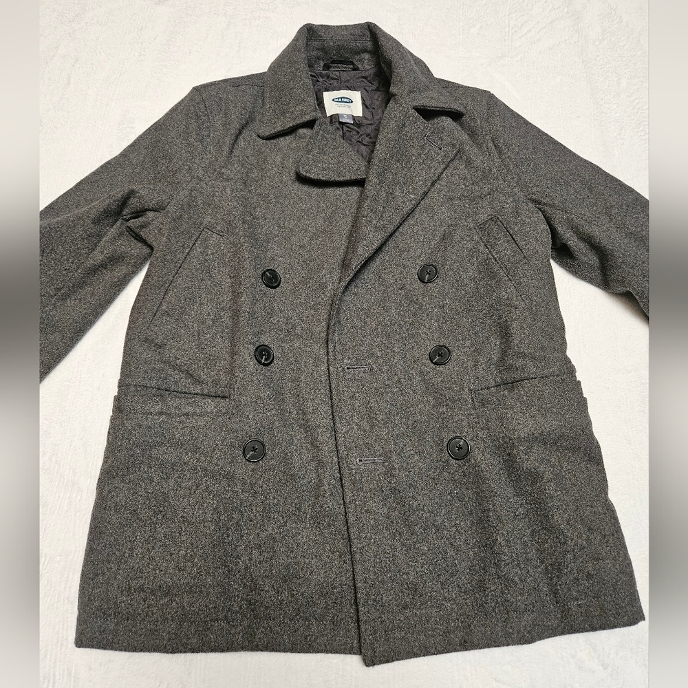 Old Navy Charcoal Pea Coat